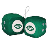 New York Jets Fuzzy Dice Alternate - Team Fan Cave