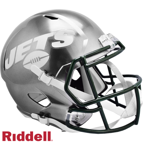 New York Jets Helmet Riddell Replica Full Size Speed Style FLASH Alternate-0