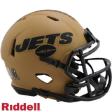 New York Jets Helmet Riddell Replica Mini Speed Style Salute To Service 2023-0