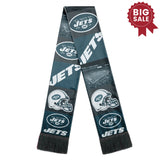 New York Jets Scarf Printed Bar Design - Team Fan Cave