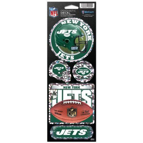 New York Jets Stickers Prismatic - Team Fan Cave