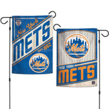 New York Mets Flag 12x18 Garden Style 2 Sided Cooperstown-0