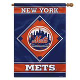 New York Mets Flag 28x40 House 1-Sided CO - Team Fan Cave