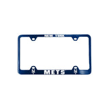 New York Mets License Plate Frame Laser Cut Blue - Team Fan Cave