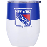 New York Rangers Travel Tumbler 16oz Stainless Steel Curved - Special Order-0