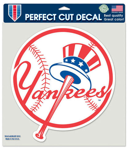 New York Yankees Decal 8x8 Die Cut Color Prime