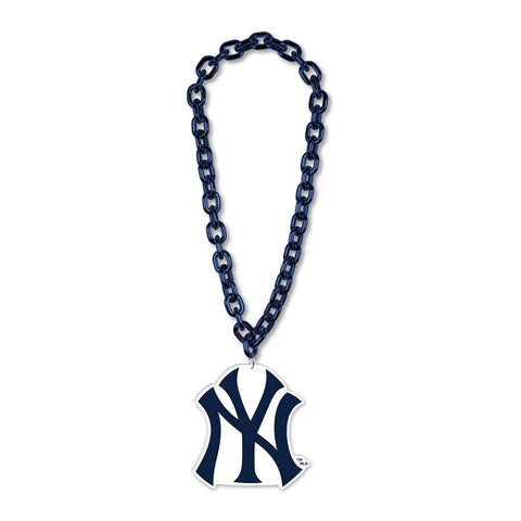 New York Yankees Necklace Big Fan Chain-0