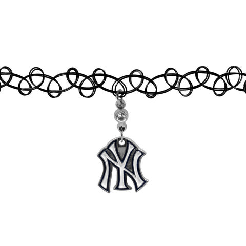 New York Yankees Necklace Knotted Choker - Team Fan Cave