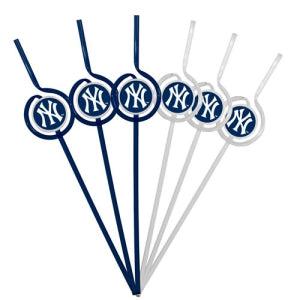 New York Yankees Team Sipper Straws - Team Fan Cave