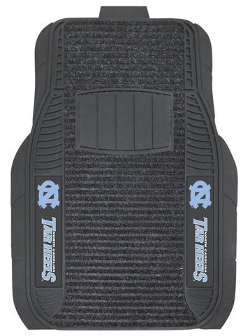 North Carolina Tar Heels Car Mats - Deluxe Set - Team Fan Cave