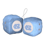 North Carolina Tar Heels Fuzzy Dice-0