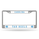 North Carolina Tar Heels License Plate Frame Chrome - Team Fan Cave