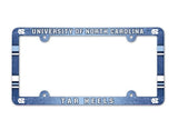 North Carolina Tar Heels License Plate Frame - Full Color-0