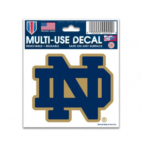 Notre Dame Fighting Irish Decal 3x4 Multi Use-0