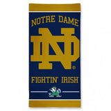 Notre Dame Fighting Irish Towel 30x60 Beach Style Spectra