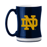 Notre Dame Fighting Irish Coffee Mug 14oz Sculpted Relief Team Color-0