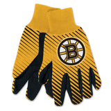 Boston Bruins Two Tone Gloves - Adult-0