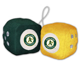 Oakland Athletics Fuzzy Dice - Special Order - Team Fan Cave