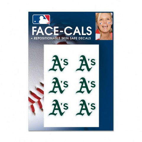 Oakland Athletics Tattoo Face Cals Special Order