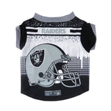 Oakland Raiders Pet Performance Tee Shirt Size XS - Team Fan Cave