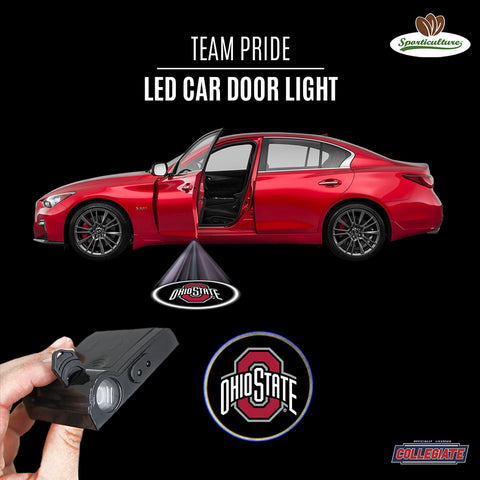 Ohio State Buckeyes Car Door Light LED-0