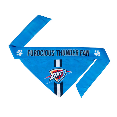 Oklahoma City Thunder Pet Bandanna Size S - Team Fan Cave