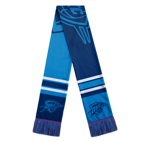 Oklahoma City Thunder Scarf Colorblock Big Logo Design - Team Fan Cave