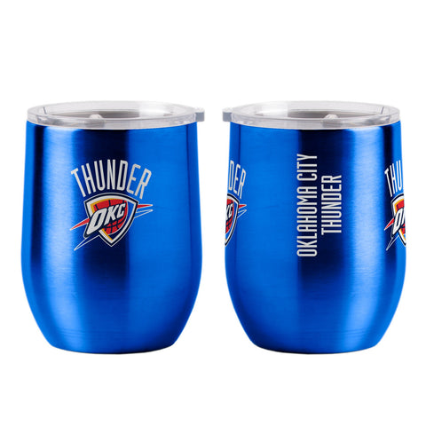 Oklahoma City Thunder Travel Tumbler 16oz Ultra Curved Beverage Special Order-0