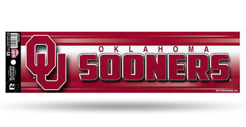 Oklahoma Sooners Decal Bumper Sticker Glitter - Team Fan Cave