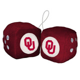 Oklahoma Sooners Fuzzy Dice - Team Fan Cave