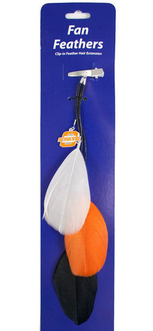 Oklahoma State Cowboys Team Color Feather Hair Clip - Team Fan Cave