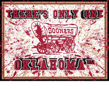 Oklahoma Sooners 3D Art Print 12x16 Splatter-0