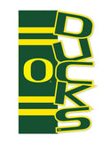 Oregon Ducks Flag Garden Style Applique Sculpted - Team Fan Cave