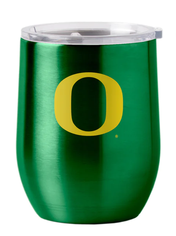 Oregon Ducks Travel Tumbler 16oz Stainless Steel Curved-0