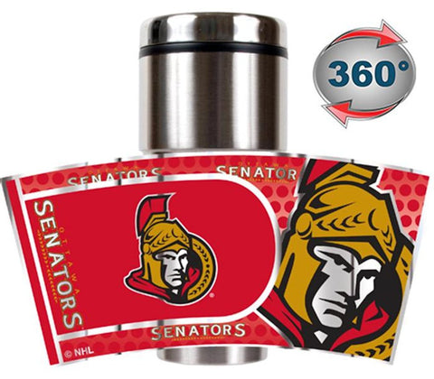 Ottawa Senators Travel Tumbler 16oz with Metallic Graphics CO-0