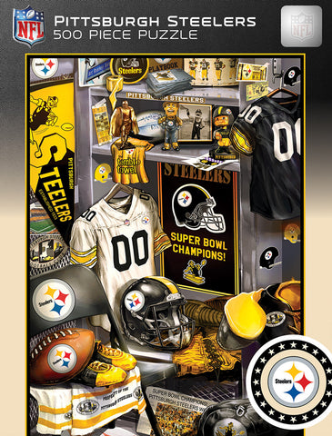 Pittsburgh Steelers Puzzle 500 Piece Locker Room-0