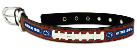 Penn State Nittany Lions Classic Leather Medium Football Collar - - Team Fan Cave