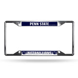 Penn State Nittany Lions License Plate Frame Chrome EZ View - Team Fan Cave