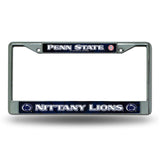 Penn State Nittany Lions License Plate Frame Chrome Printed Insert