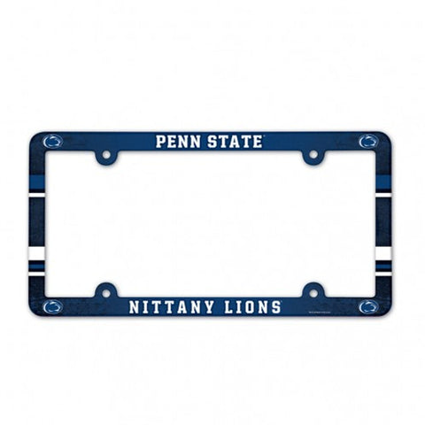 Penn State Nittany Lions Plastic Full Color License Plate Frame-0