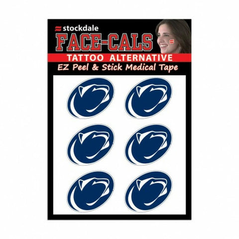 Penn State Nittany Lions Tattoo Face Cals Special Order