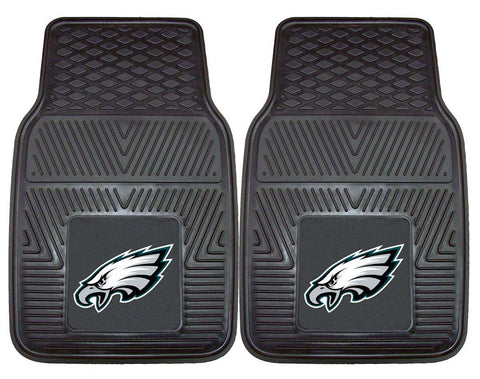 Philadelphia Eagles Car Mats Heavy Duty 2 Piece Vinyl - Team Fan Cave