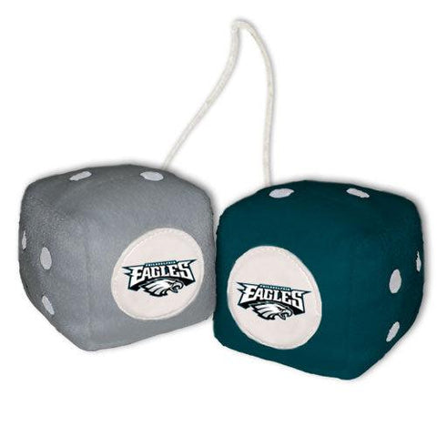 Philadelphia Eagles Fuzzy Dice - Team Fan Cave