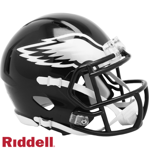 Philadelphia Eagles Helmet Riddell Replica Mini Speed Style On-Field Alternate-0