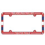 Philadelphia Phillies License Plate Frame Plastic Full Color Style-0