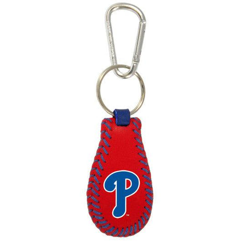 Philadelphia Phillies Team Color Baseball Keychain - Team Fan Cave