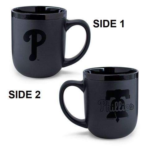 Philadelphia Phillies Coffee Mug 17oz Matte Black-0