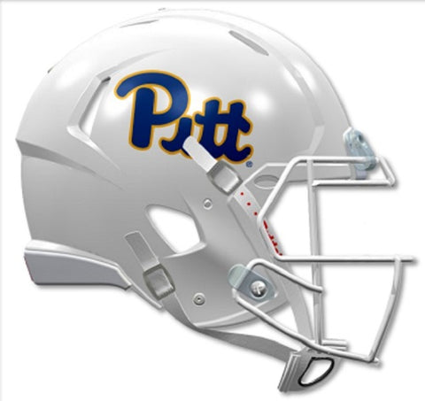 Pittsburgh Panthers Helmet Riddell Replica Mini Speed Style White-0