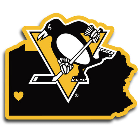 Pittsburgh Penguins Decal Home State Pride Style-0