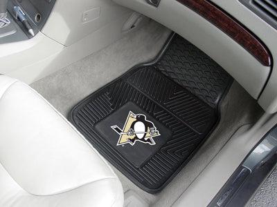 Pittsburgh Penguins Heavy Duty 2-Piece Vinyl Car Mats - Team Fan Cave